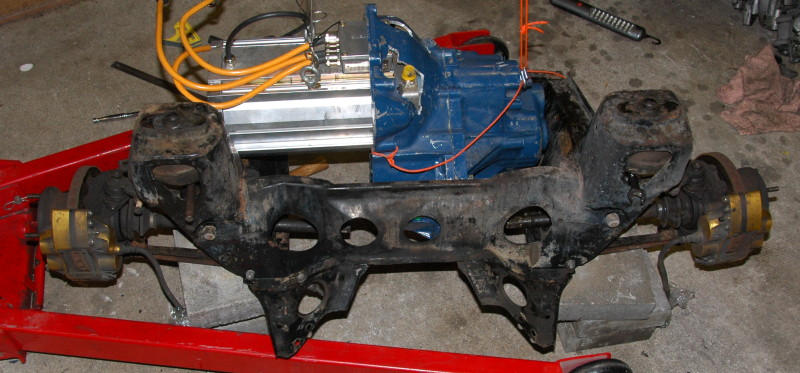 Electric Motor in Subframe